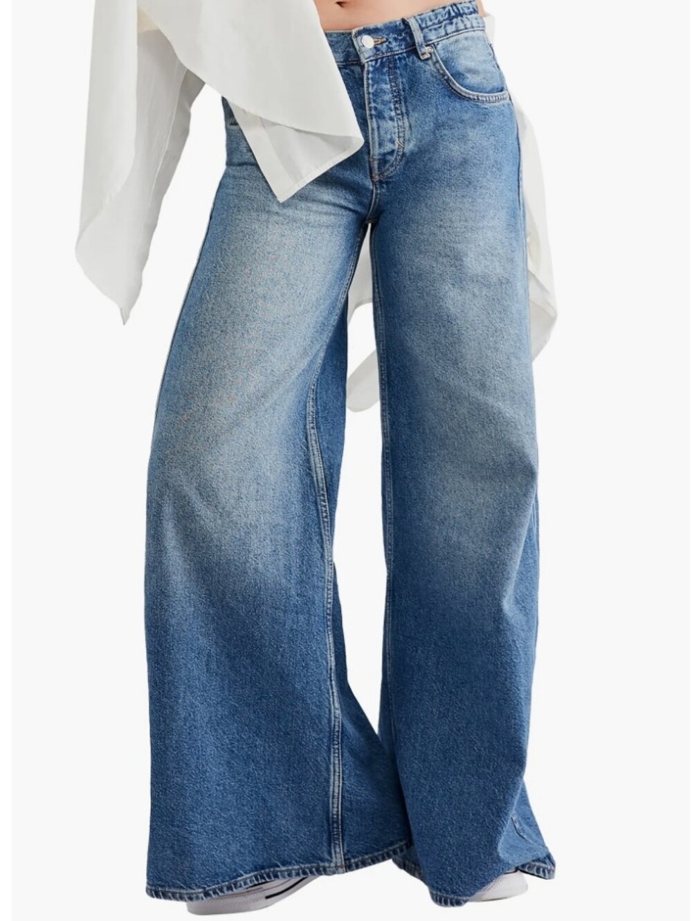 We the Free Lovefool Extra Wide Leg Jeans Size 32